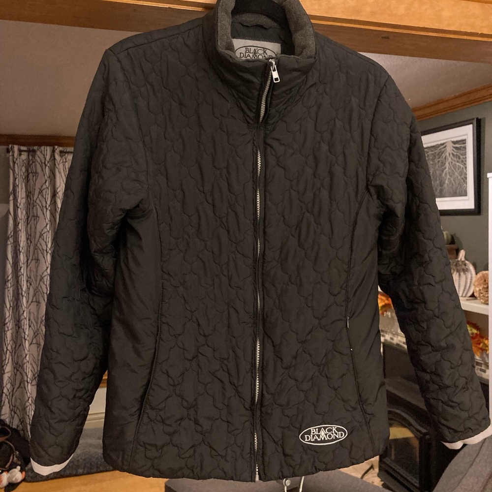 Black Diamond Charcoal Quilted Woman’s Jacket